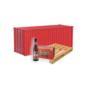 Contenedor Pallets Cerveza Bucanero Botella