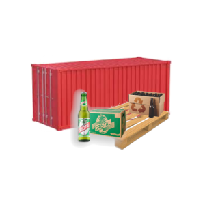 20 Pallets Cerveza Cristal Botella Con Retorno de Vacio