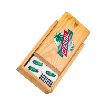 Juego Domino Personalizada Cristal (doble nueve)