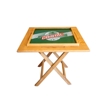 Mesa de Dominos Personalizada Cristal