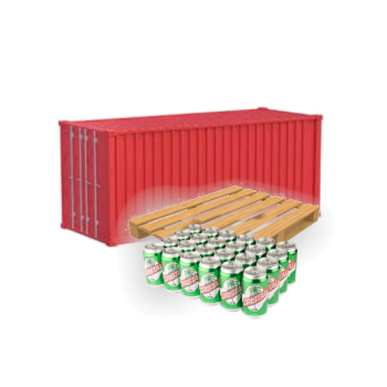 20 Pallets Cerveza Cristal Lata