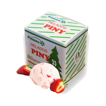 Helado Piny sabor fresa (Caja - 250ml)